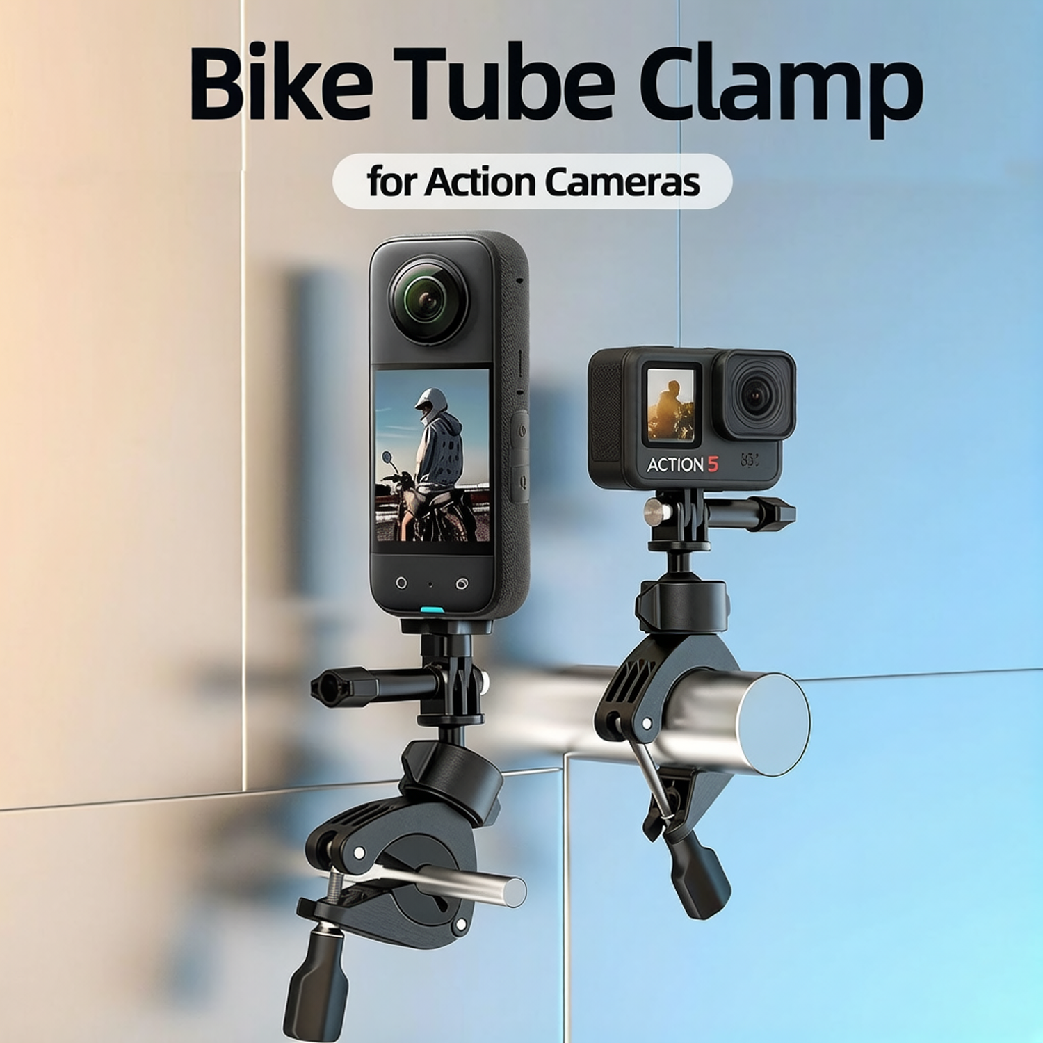 Outdoor Sport Hose - Universal Bike Tube Clamp Mount for