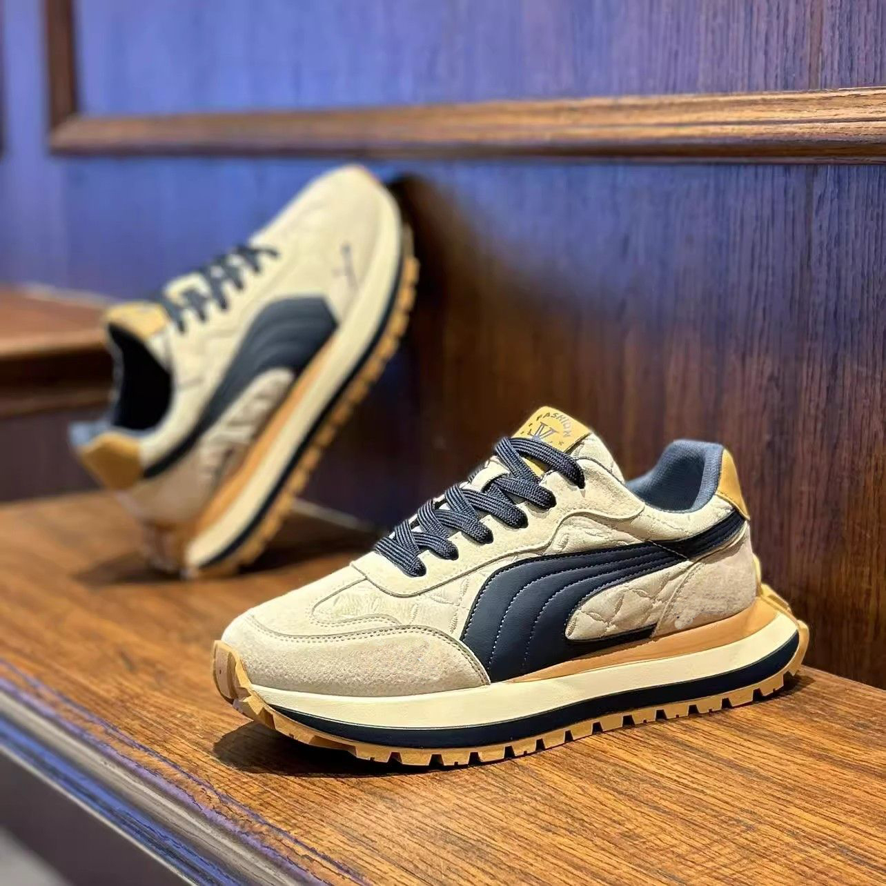 Outdoor Sport With Sticks - Men's Sneakers Four Seasons New Breathable
