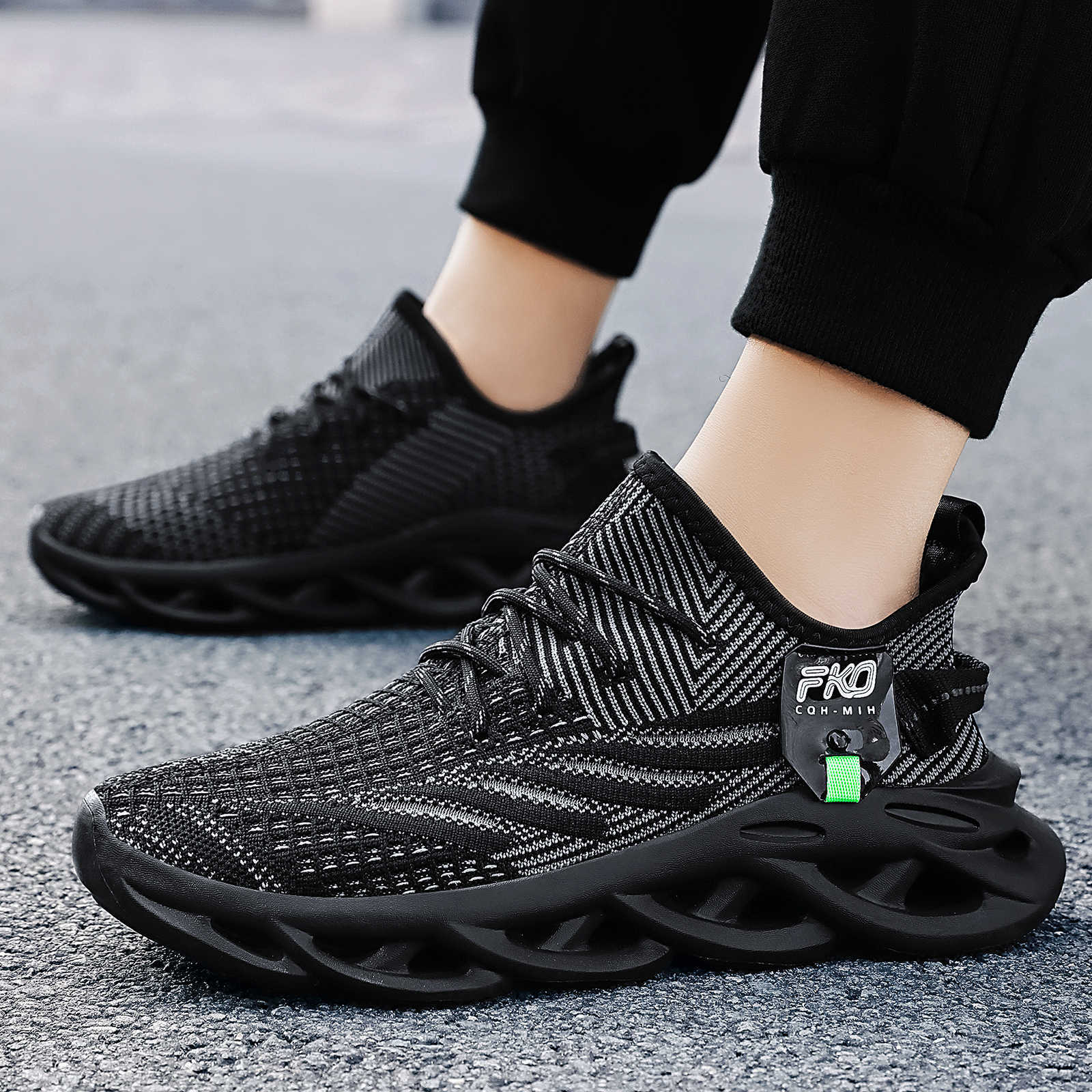 Men's Breathable Knit Sneakers - Outdoor Sport Gym avis et prix