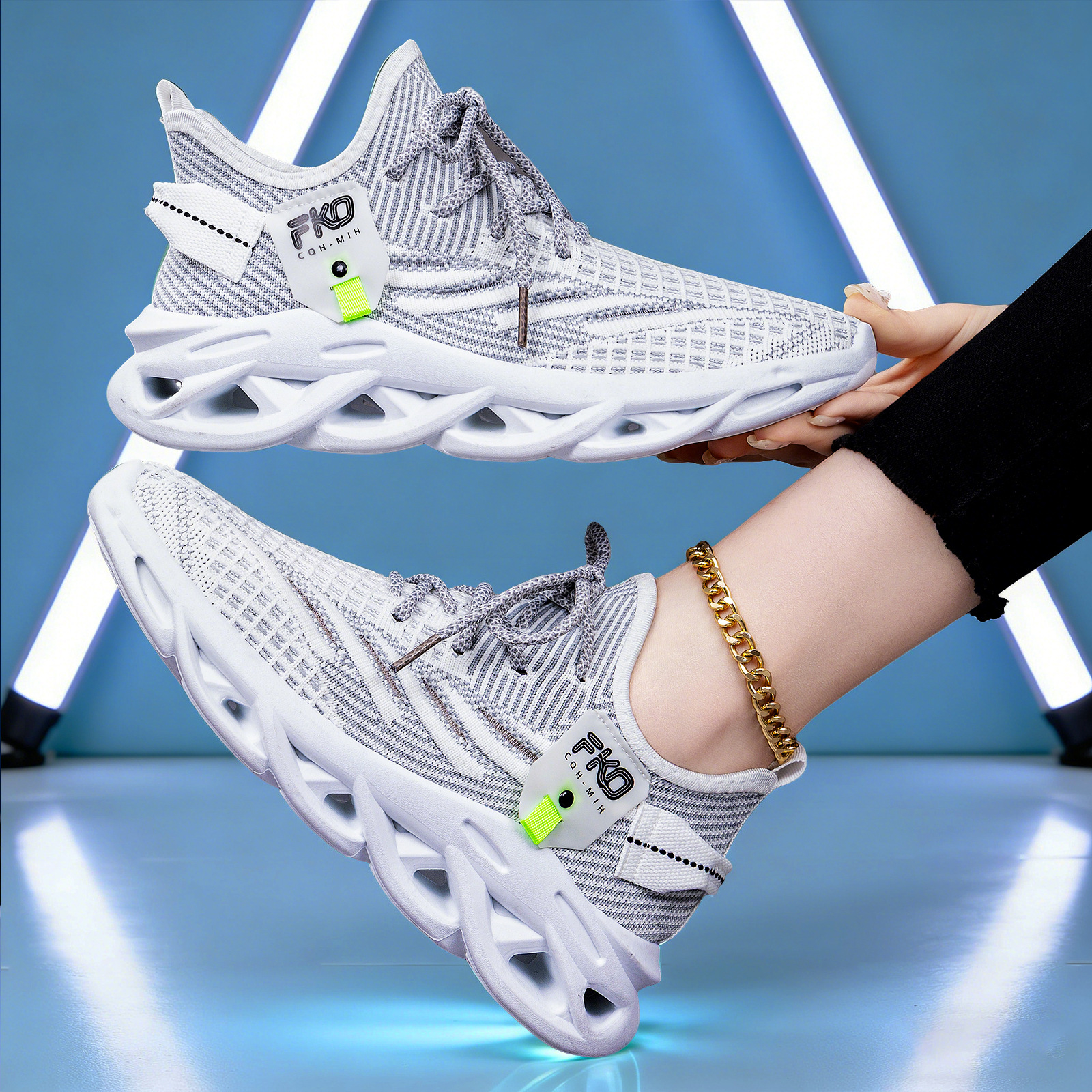 Men's Breathable Knit Sneakers - Outdoor Sport Gym avis et prix