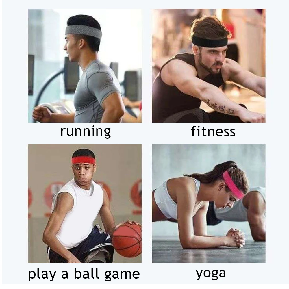 Men Sport Elastic Headbands Th - Outdoor Sport Gym avis et prix