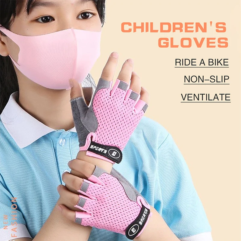 Kids Half Finger Sports Cyclin - Outdoor Sport Gloves avis et prix