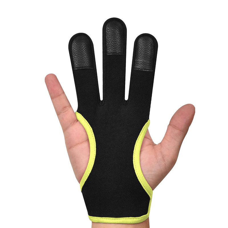 1PCS Archery 3 Fingers Glove G - Outdoor Sport Gloves avis et prix