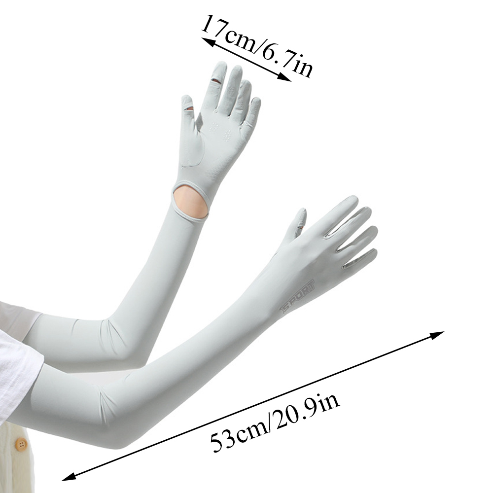 Ice Silk Sunscreen Sleeve Wome - Outdoor Sport Gloves avis et prix