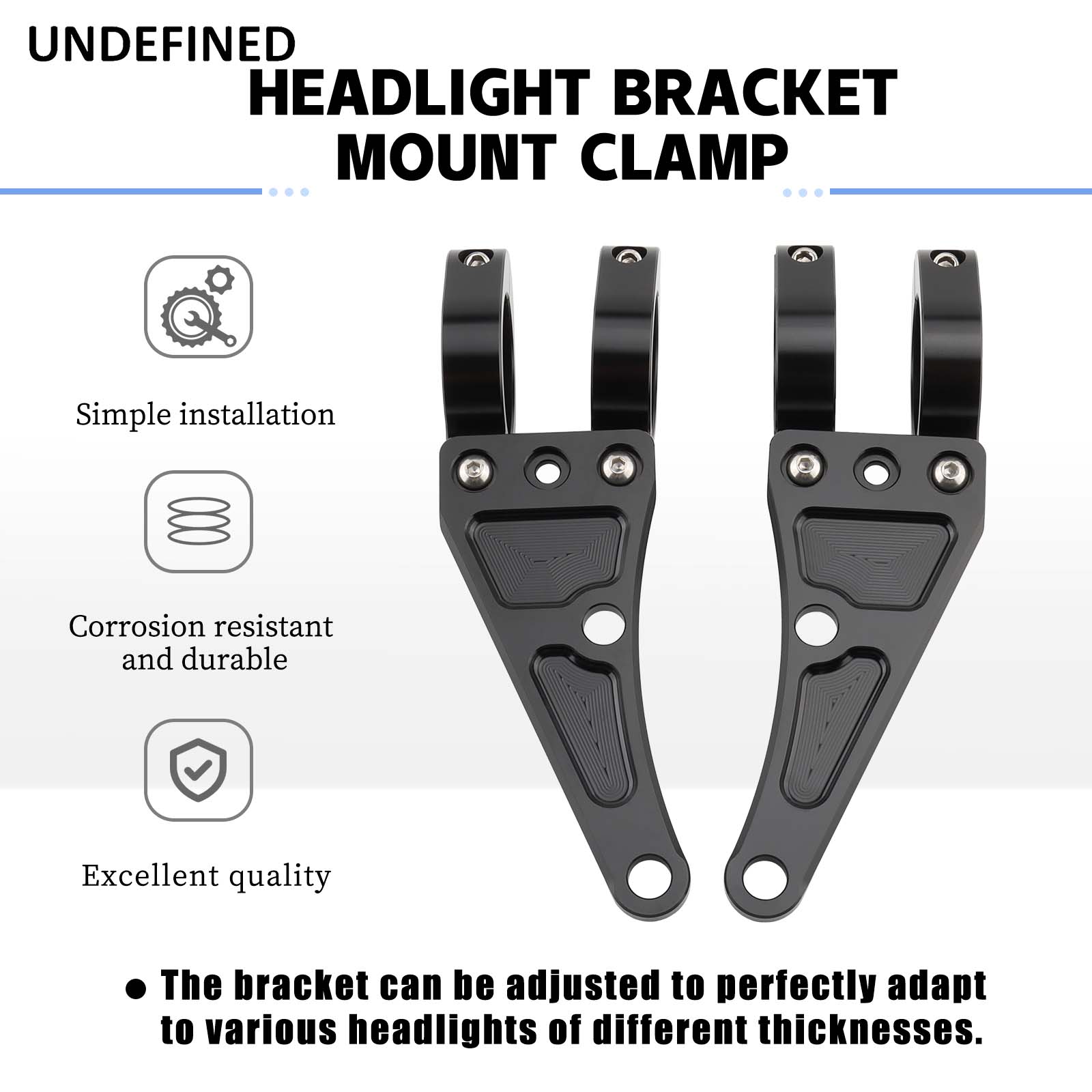 33mm-58mm Headlight Bracket Mo - Outdoor Sport Hose avis et prix