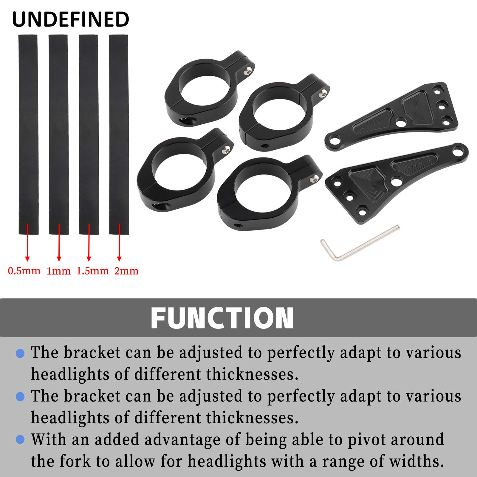 33mm-58mm Headlight Bracket Mo - Outdoor Sport Hose avis et prix
