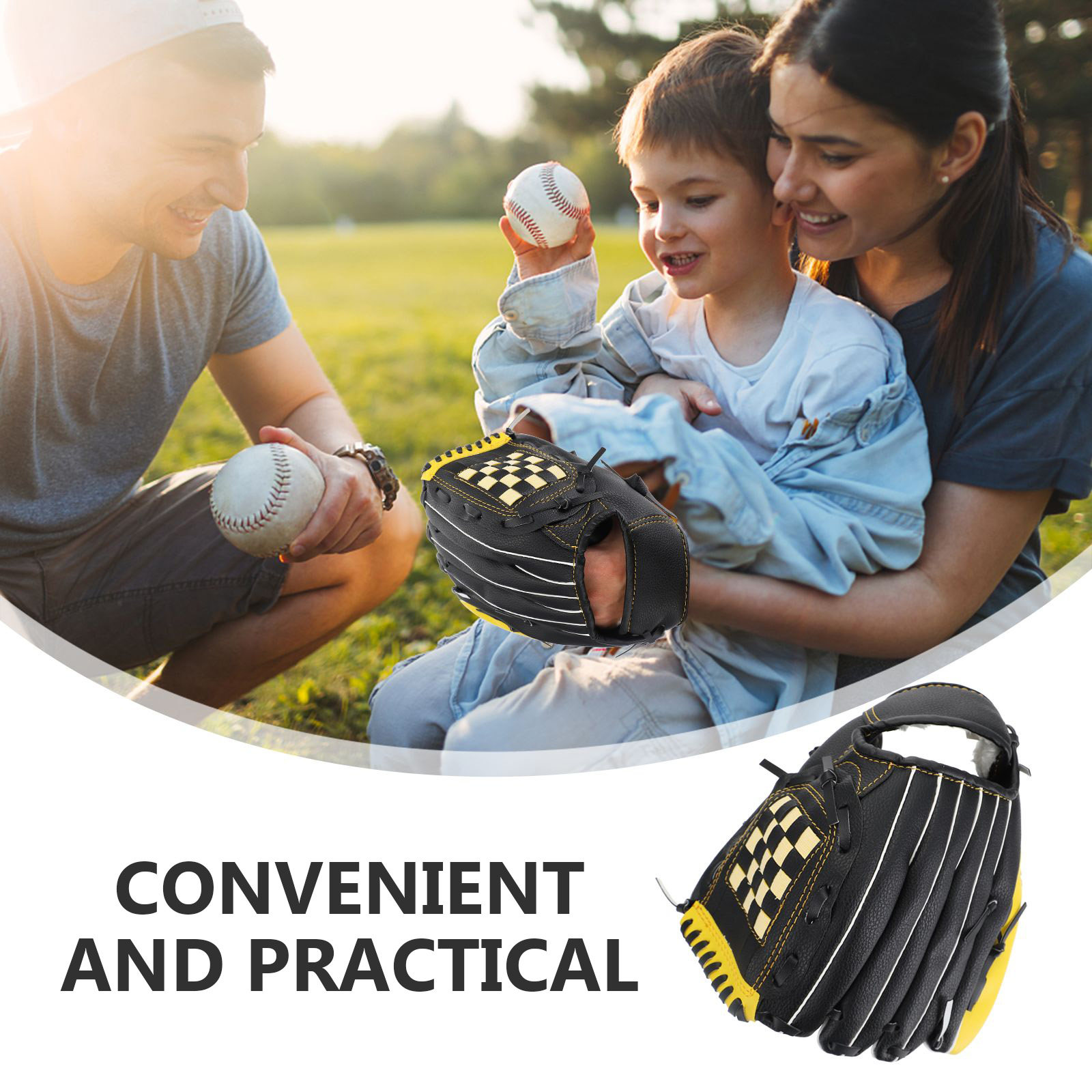 1Pcs Premium PU Softball Glove - Outdoor Sport Gloves avis et prix