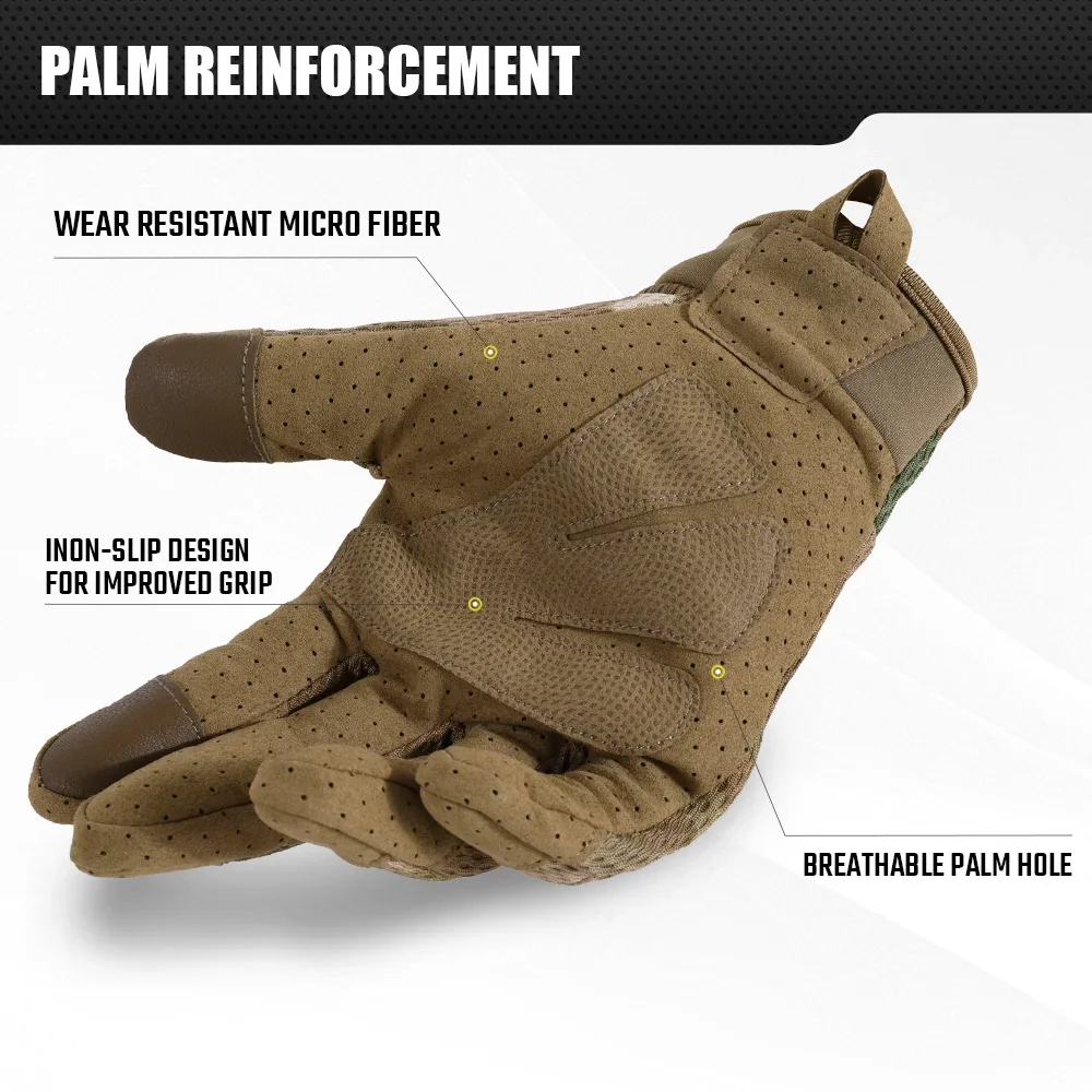 Camo Touch Screen Tactical Glo - Outdoor Sport Gloves avis et prix