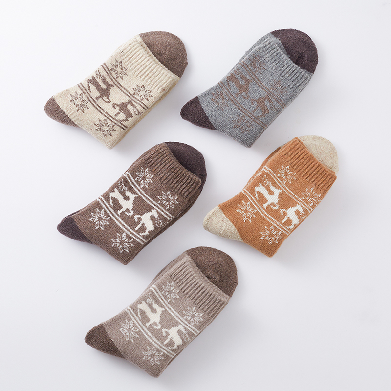 5Pairs Winter Thicken Wool Soc - Outdoor Sport Hose avis et prix