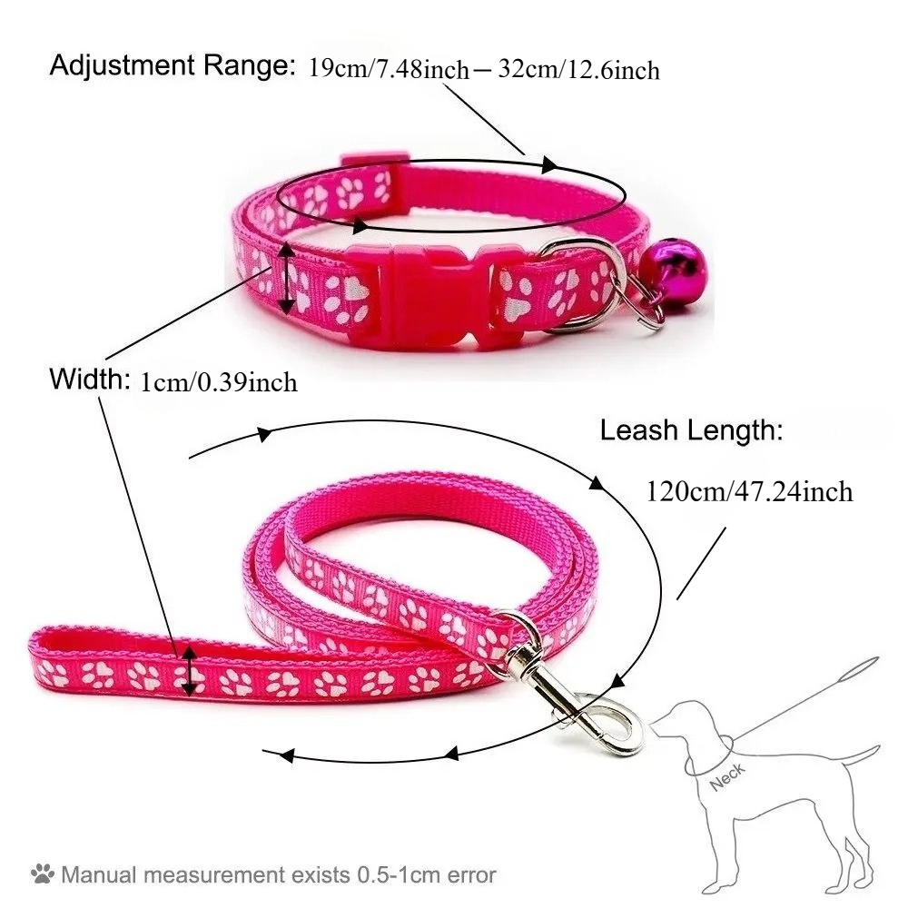 Dog Paw Print Pet Traction Rop - Headcollar Rope Set avis et prix
