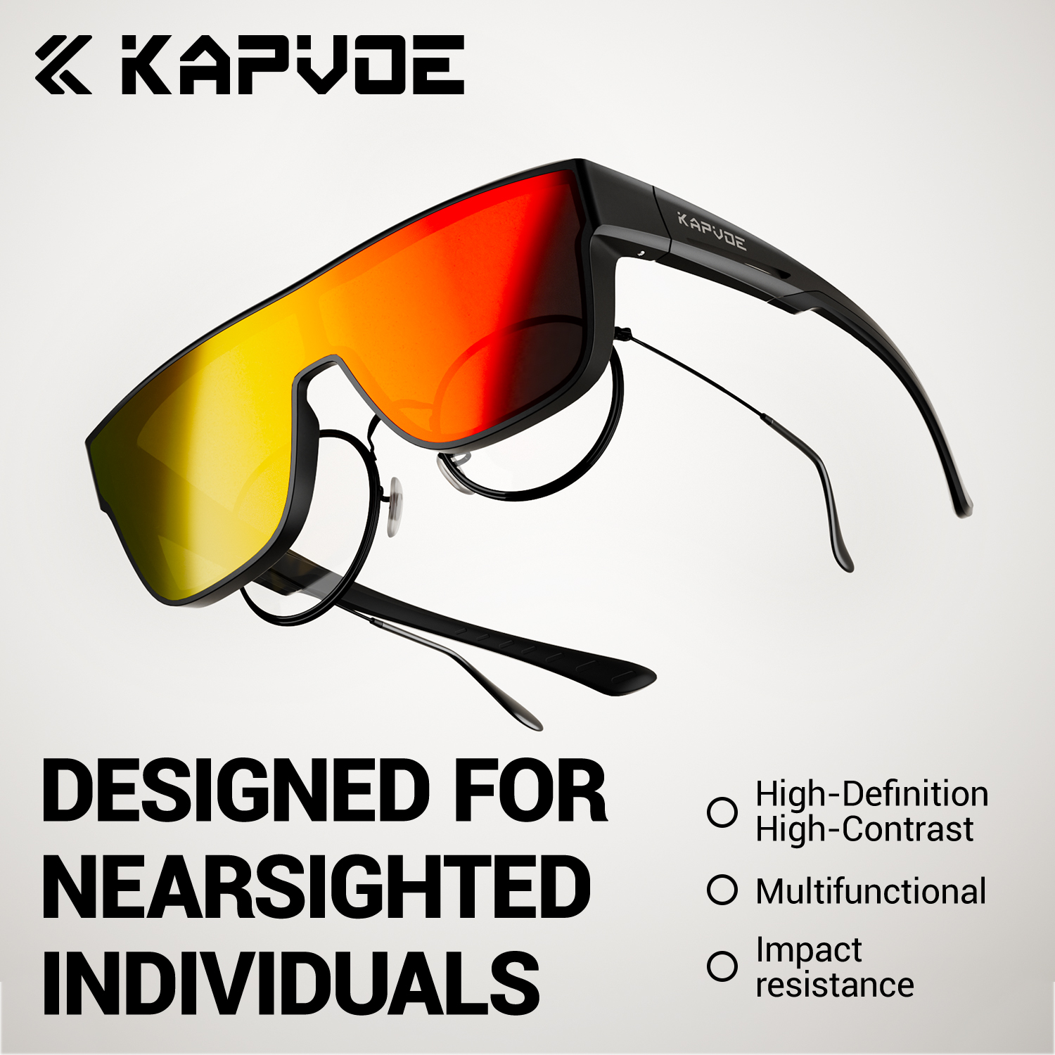 Kapvoe Fitover Polarized Sungl - Outdoor Sport Using A Bike avis et prix
